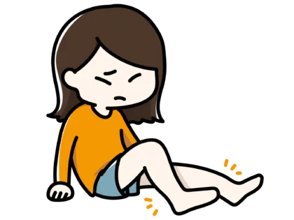 足のむくみ・イメージ